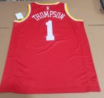 NBA 1 Thompson Rockets Maillot Retro Rouge